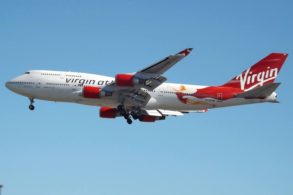 英国 维珍航空(virgin atlantic)首架波音 747喷气式飞机"lady